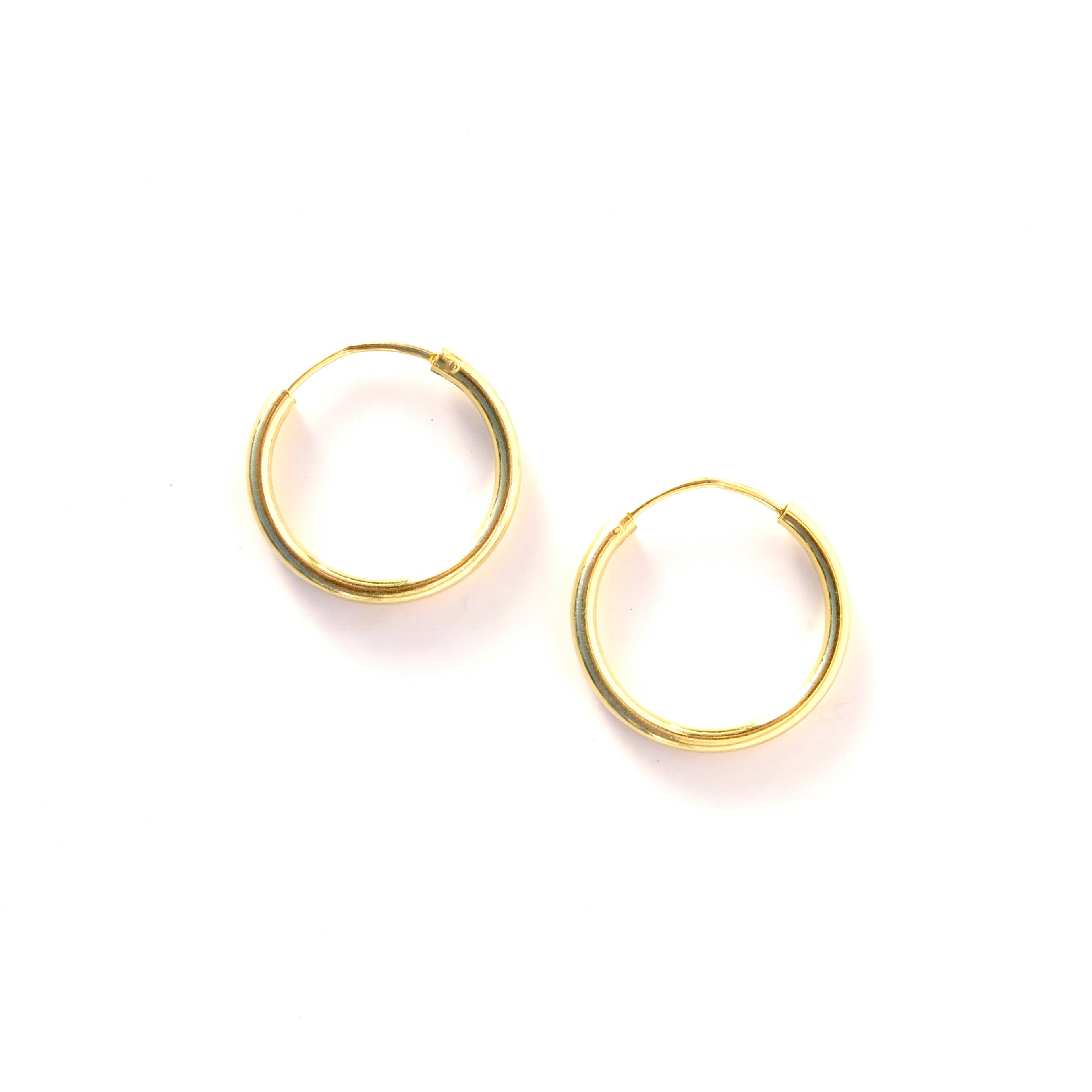 Simple Hoop Earrings - 20mm – MoonRox Jewellery & Accessories