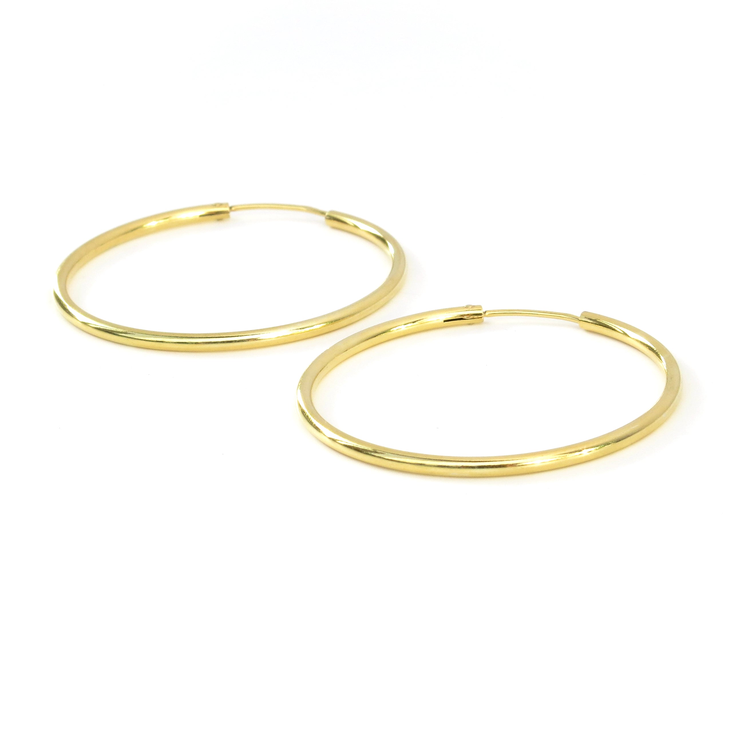 Simple Hoop Earrings - 40mm – MoonRox Jewellery & Accessories