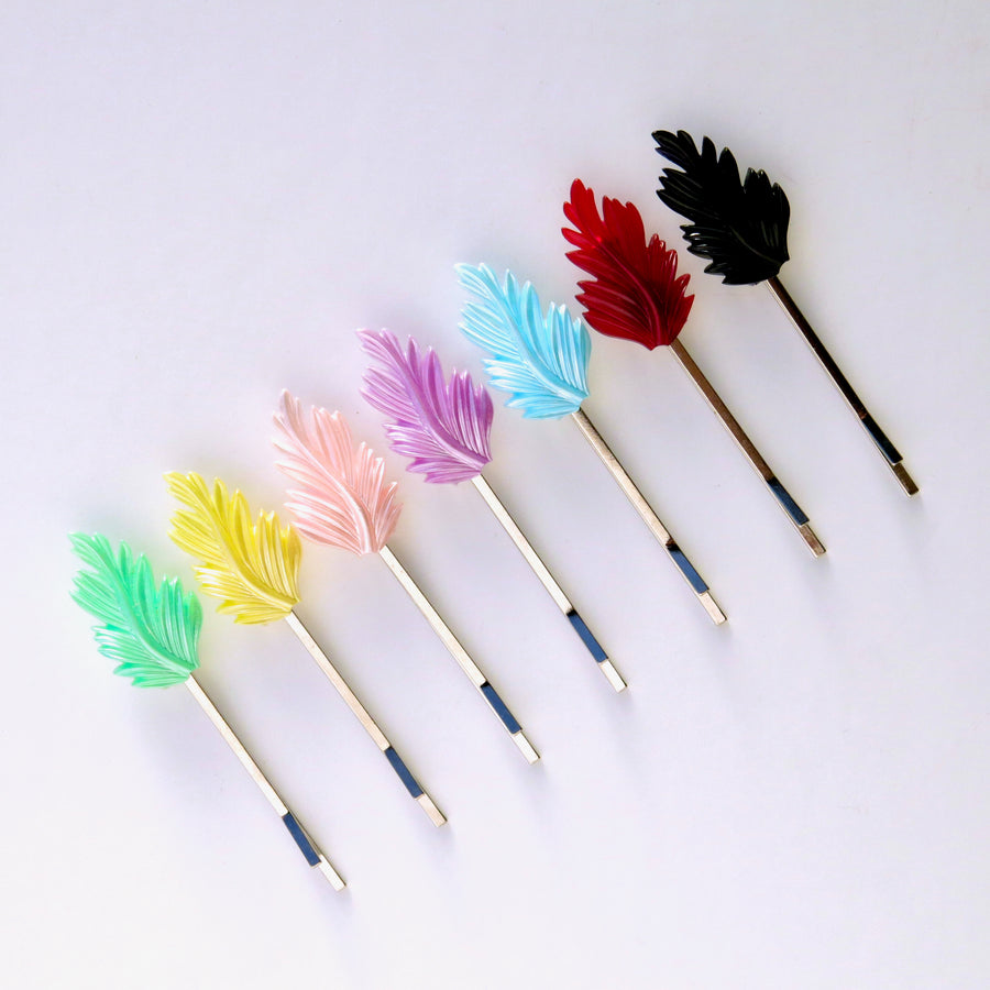 Feathered Hair Pin