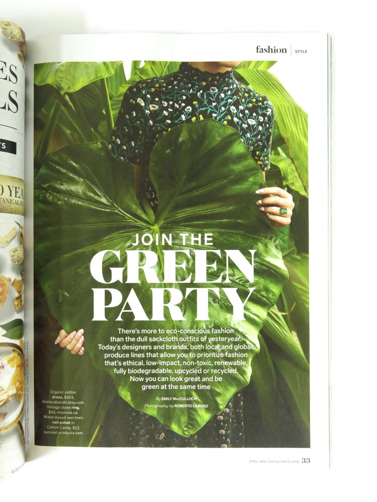 Duchess Cut Heirloom Rox Ring in Emerald Green as seen in Chatelaine Magazine. 